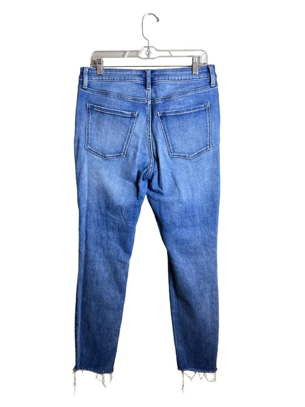 LC Lauren Conrad Distressed Skinny Jeans Blue Size 10